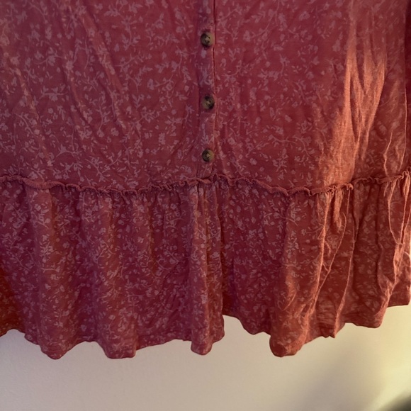 Lucky Brand Rose Pink Tee - Picture 2 of 4